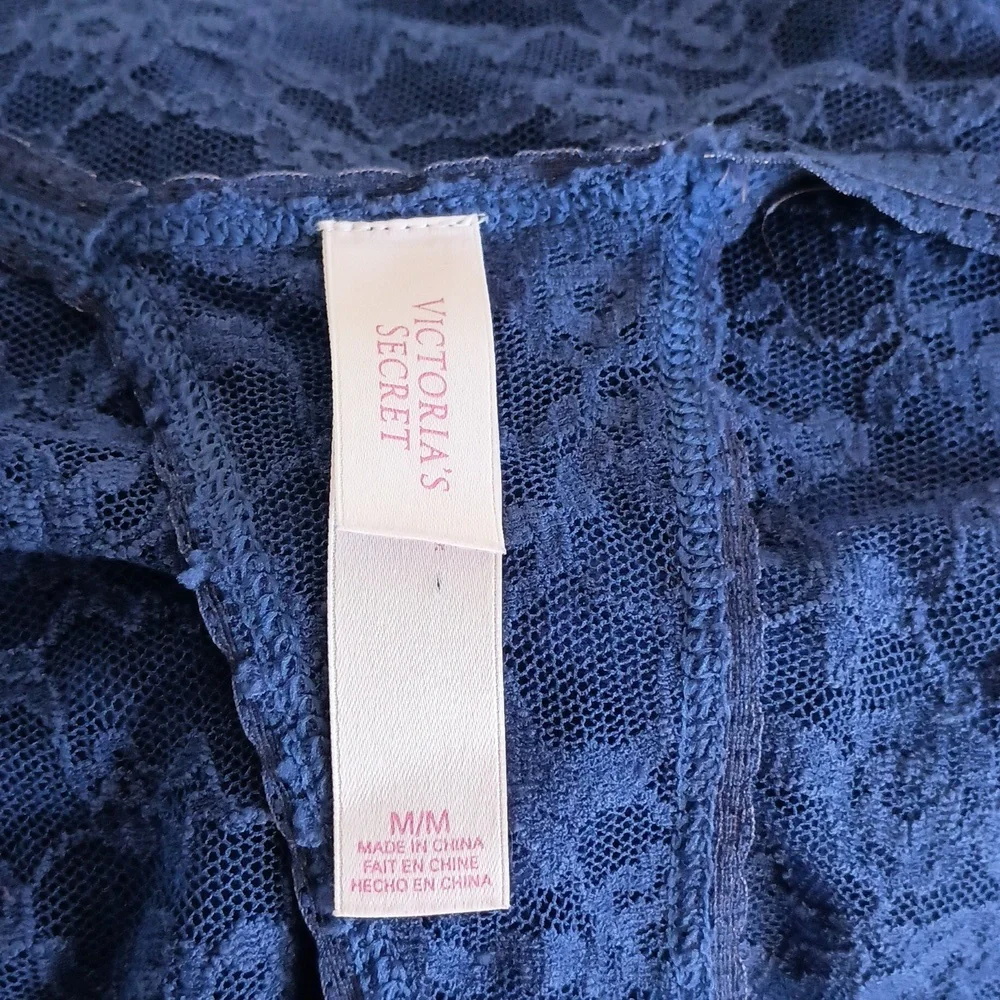Victoria's Secret Blue Lace Nite Gown - Picture 3 of 3